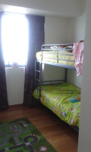 The bunkbeds! Although, a fun place to play, not too much sleeping has been there .... see next pic!