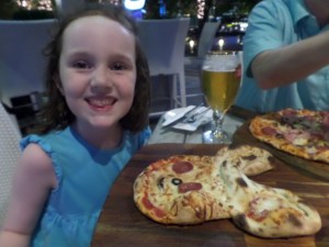 We decided to let a little western food into the mix ... quality pizza just across the street.