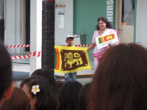 Jack's favorite flag from Sri Lanka.