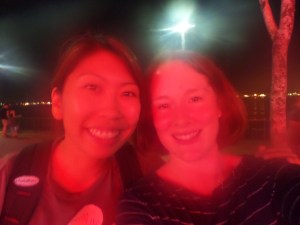 Selfie in the Jumbo Glow