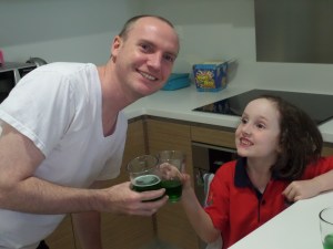 Green beer & juice!