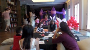 The kids did this ...